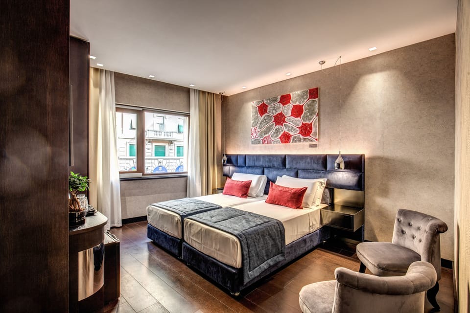 Premium bedding, minibar, in-room safe, desk