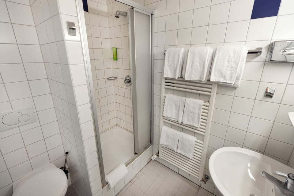 Family Room (5 Persons) | Bathroom | Shower, hair dryer, towels