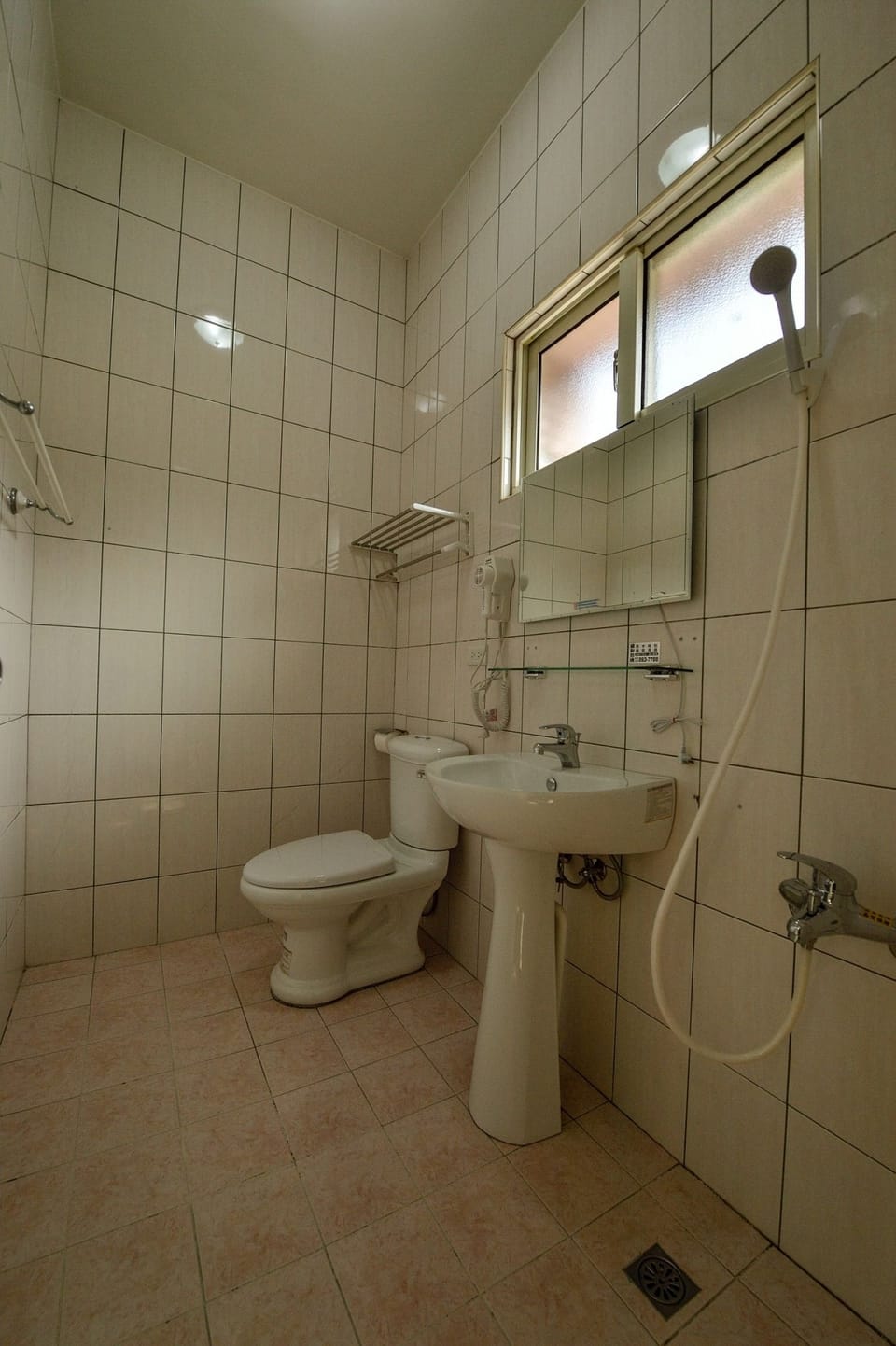 Free toiletries, hair dryer, slippers, towels