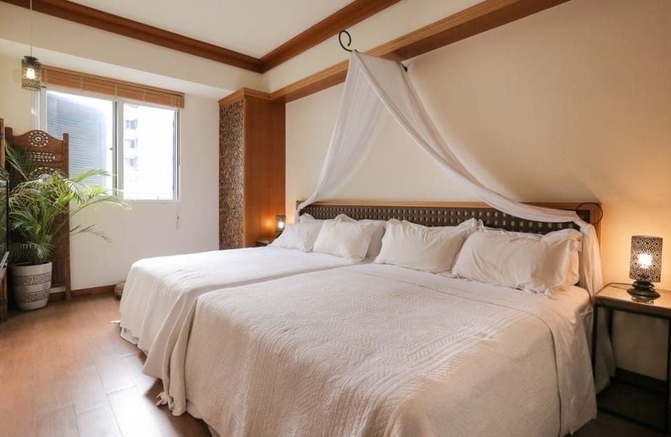 Classic Quadruple Room, Non Smoking | Memory foam beds, individually decorated, laptop workspace