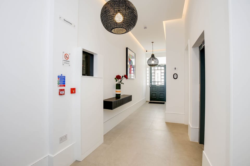 Interior entrance