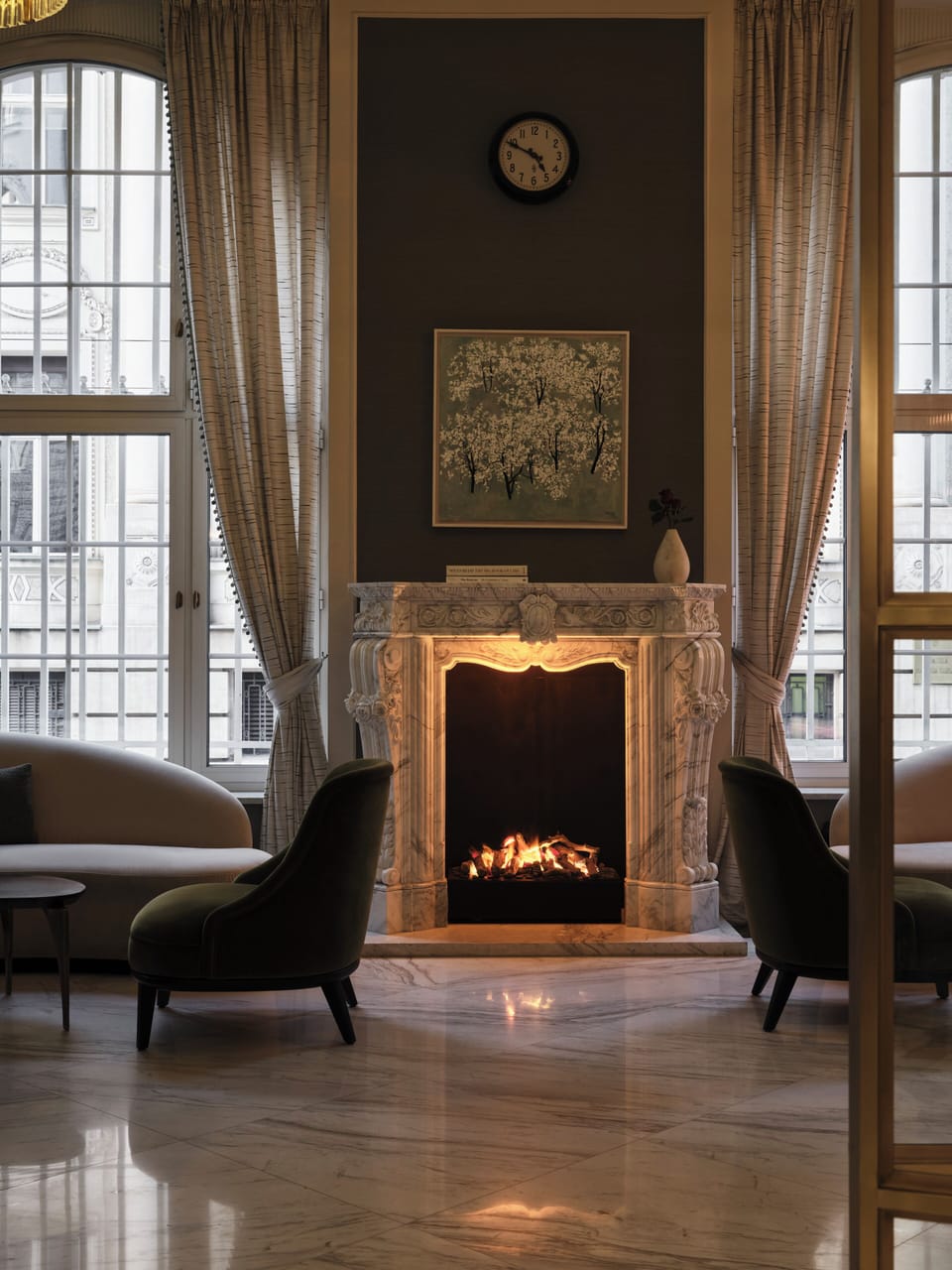 Lobby sitting area