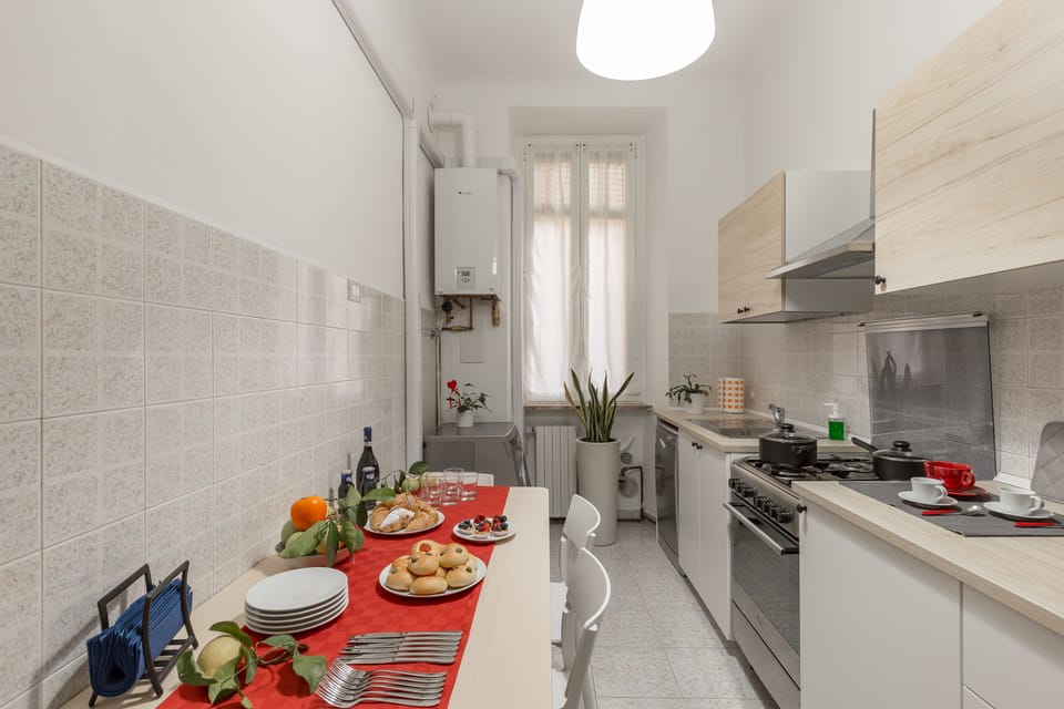 Apartment, 2 Bedrooms | Private kitchen | Full-size fridge, microwave, oven, stovetop