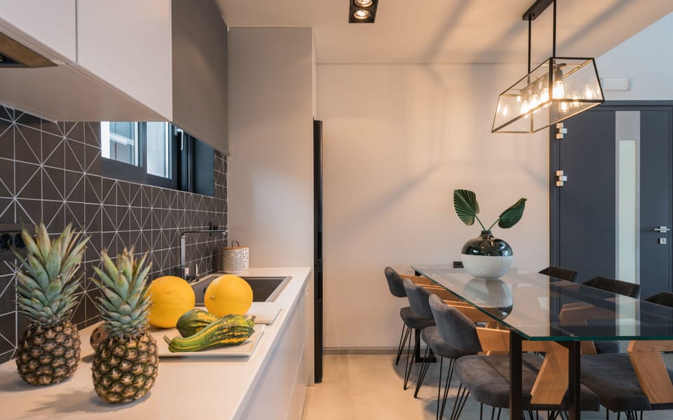 Luxury Villa, 2 Bedrooms, Private Pool | Private kitchen | Full-size fridge, microwave, oven, stovetop