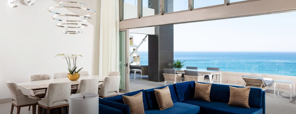 Premium bedding, memory foam beds, free minibar, in-room safe