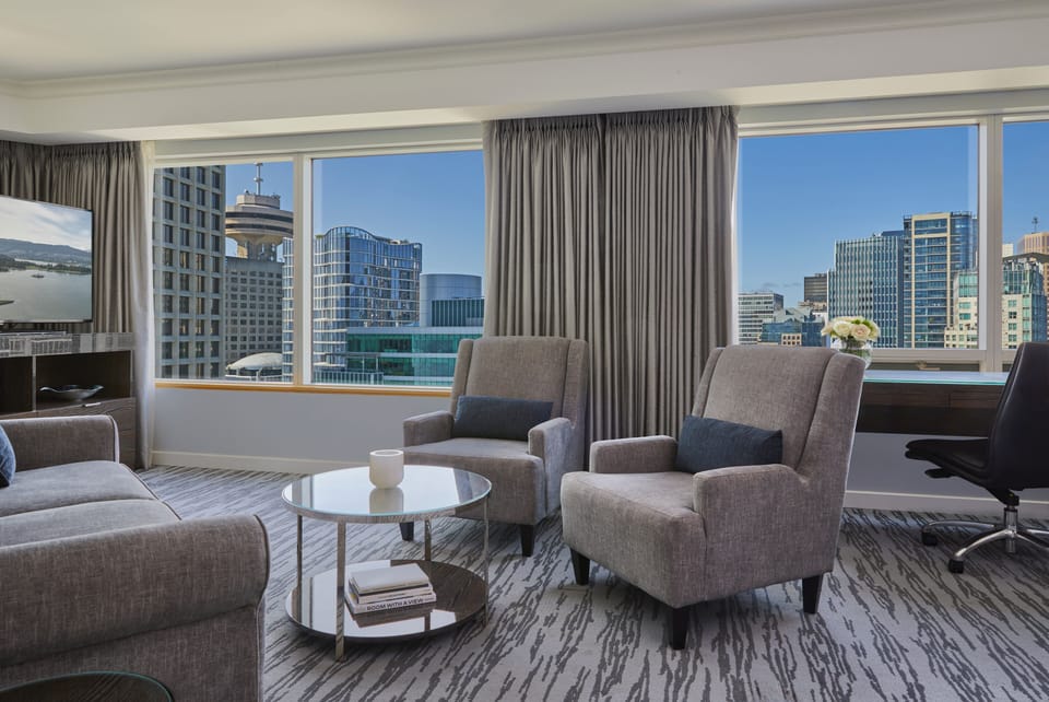 Suite, City View (Pacific Club) | Premium bedding, down comforters, pillowtop beds, in-room safe