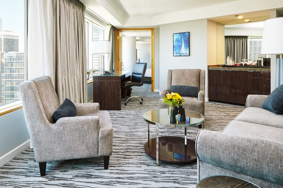 Suite, City View (Pacific Club) | Premium bedding, down comforters, pillowtop beds, in-room safe