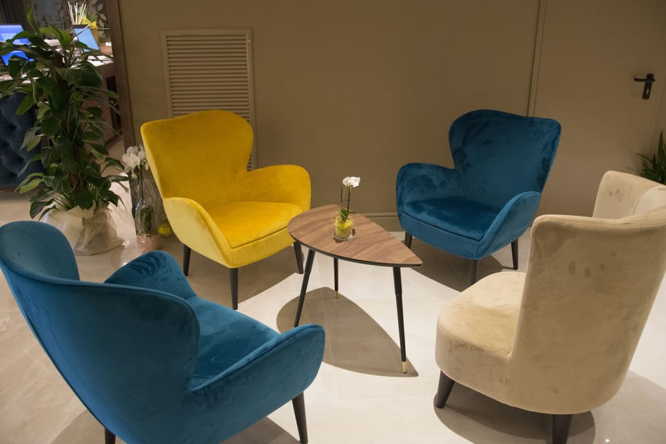Lobby sitting area
