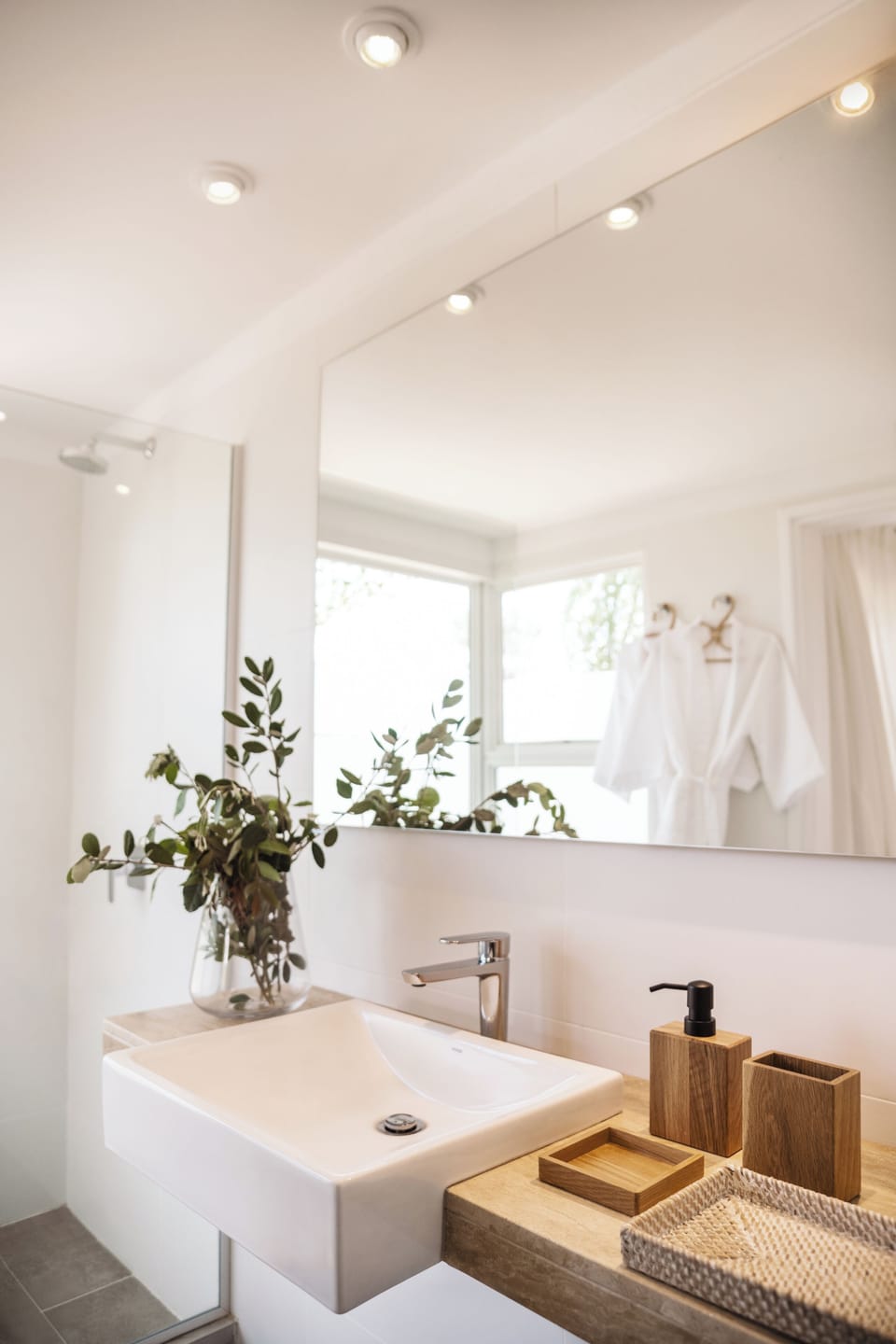 Free toiletries, hair dryer, towels