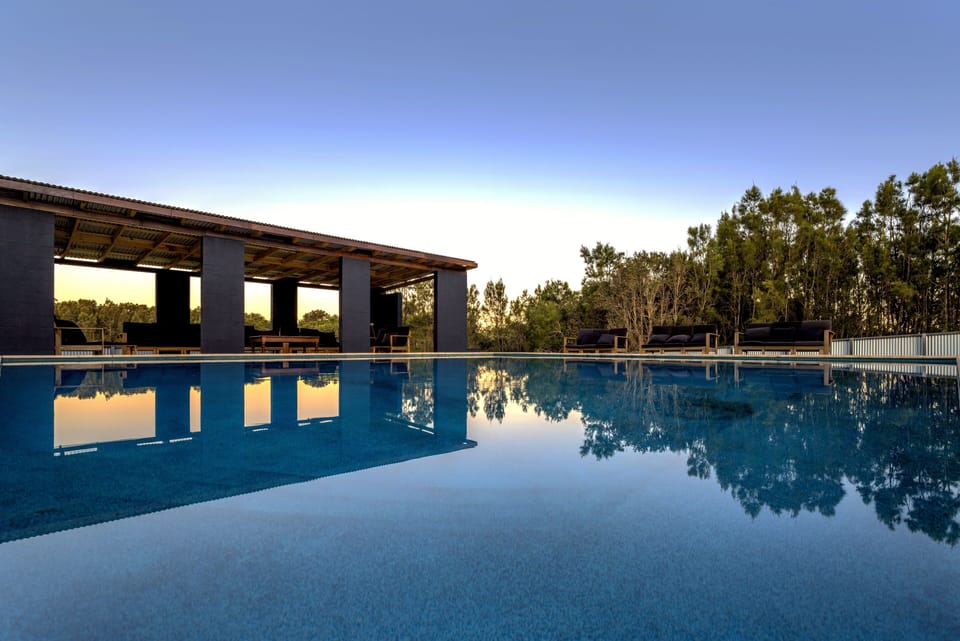 Outdoor pool, free cabanas, pool umbrellas