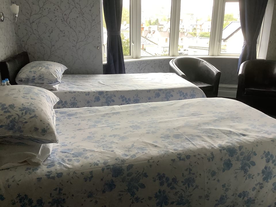 Blackout drapes, iron/ironing board, free WiFi, bed sheets