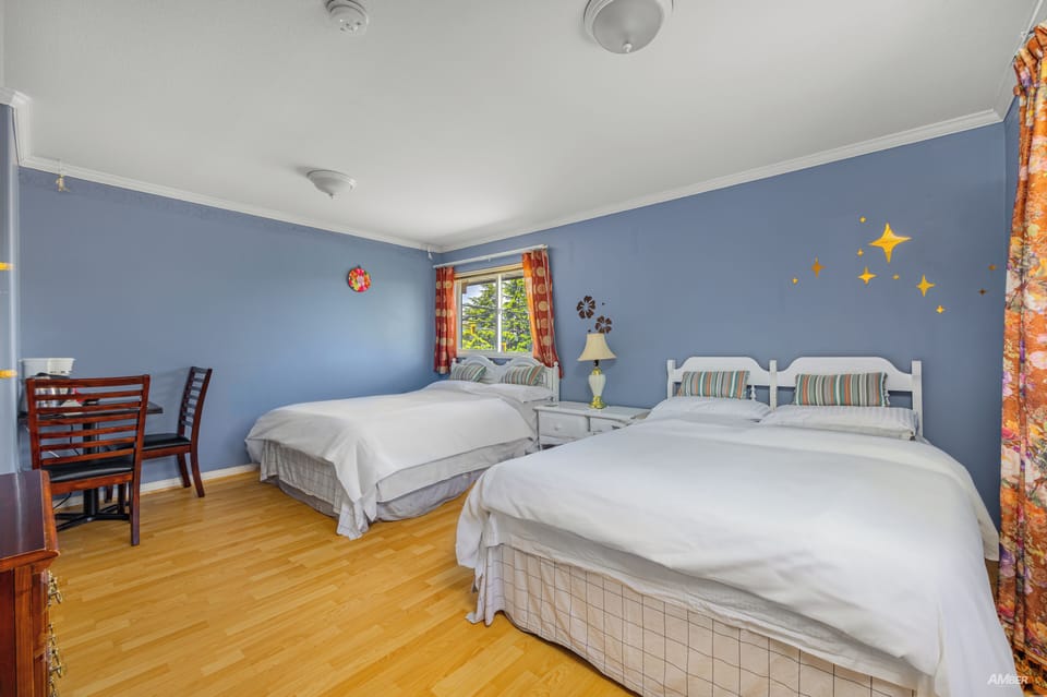 Deluxe Room, 2 Queen Beds, Non Smoking | Desk, soundproofing, free WiFi, bed sheets