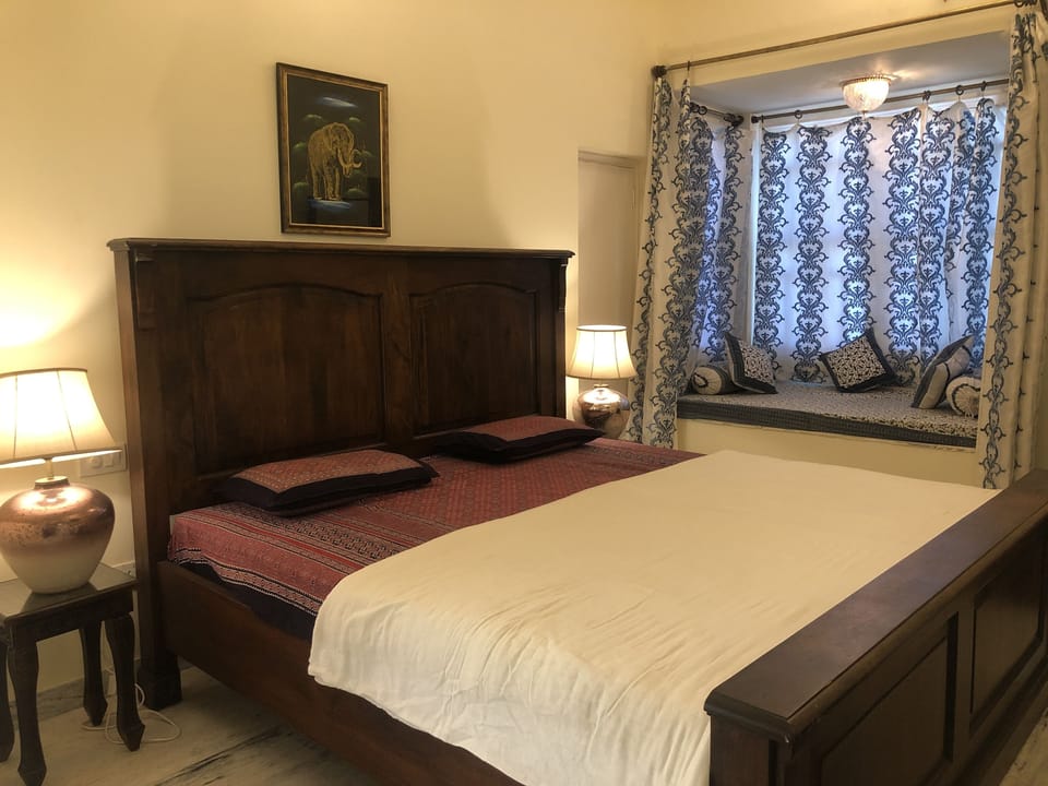 Deluxe Double Room, Multiple Beds, Hill View | 1 bedroom, minibar, individually decorated, individually furnished