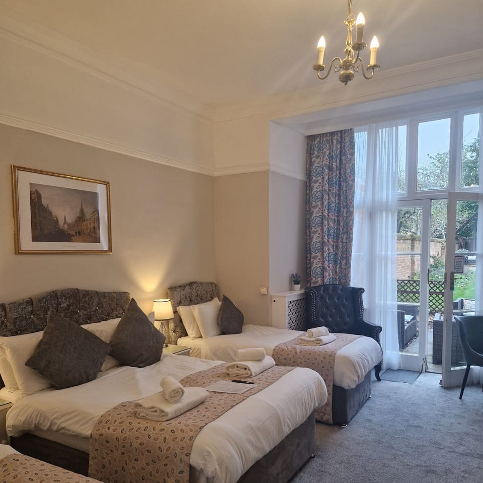 Hypo-allergenic bedding, individually decorated, individually furnished