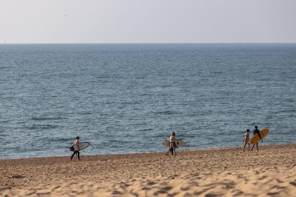 Beach nearby, beach volleyball