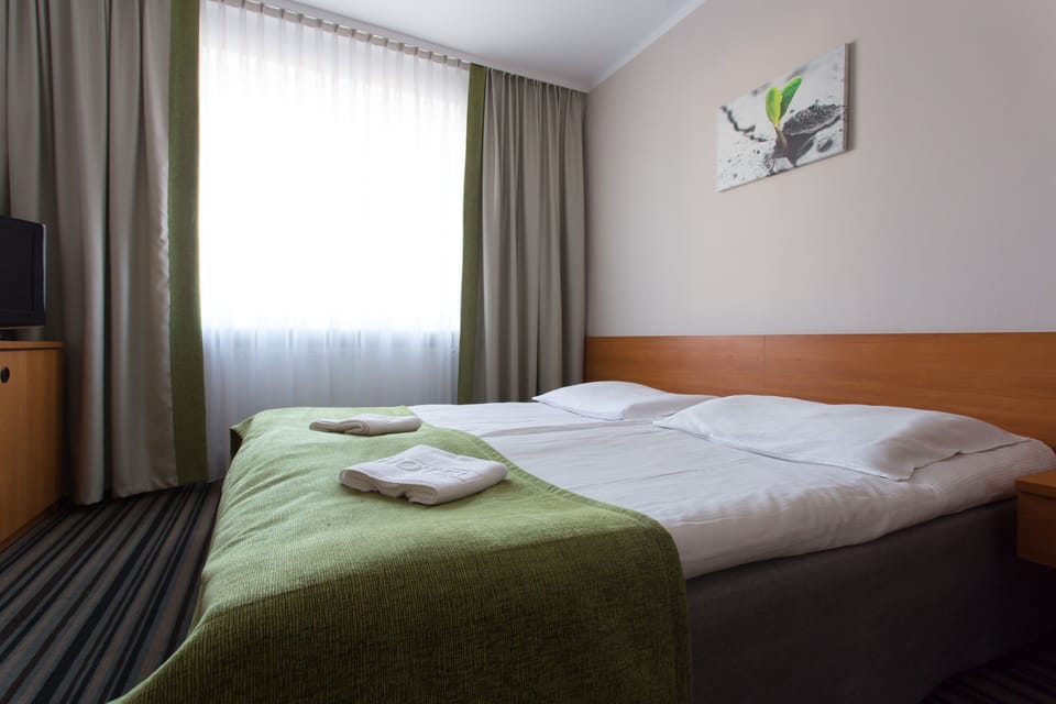 Standard Double Room | Desk, blackout drapes, iron/ironing board (on request), WiFi (free)