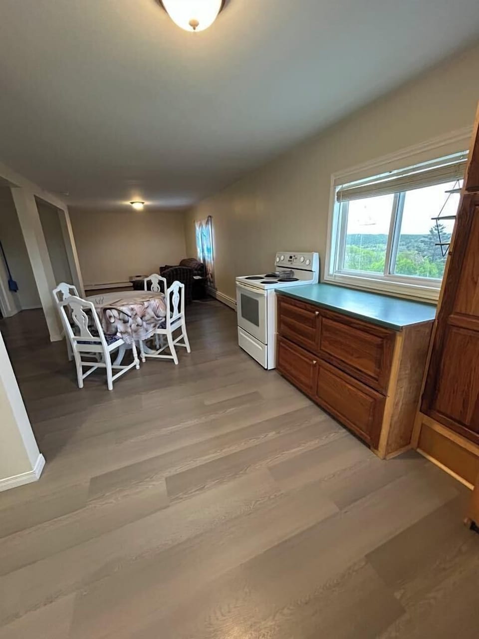 Standard Apartment | Private kitchen | Full-size fridge, microwave, oven, stovetop