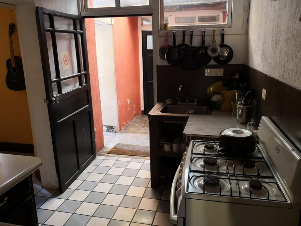 Shared fridge, microwave