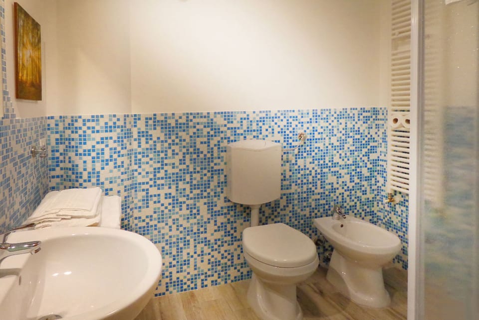 Standard Apartment | Bathroom | Shower, bidet, towels