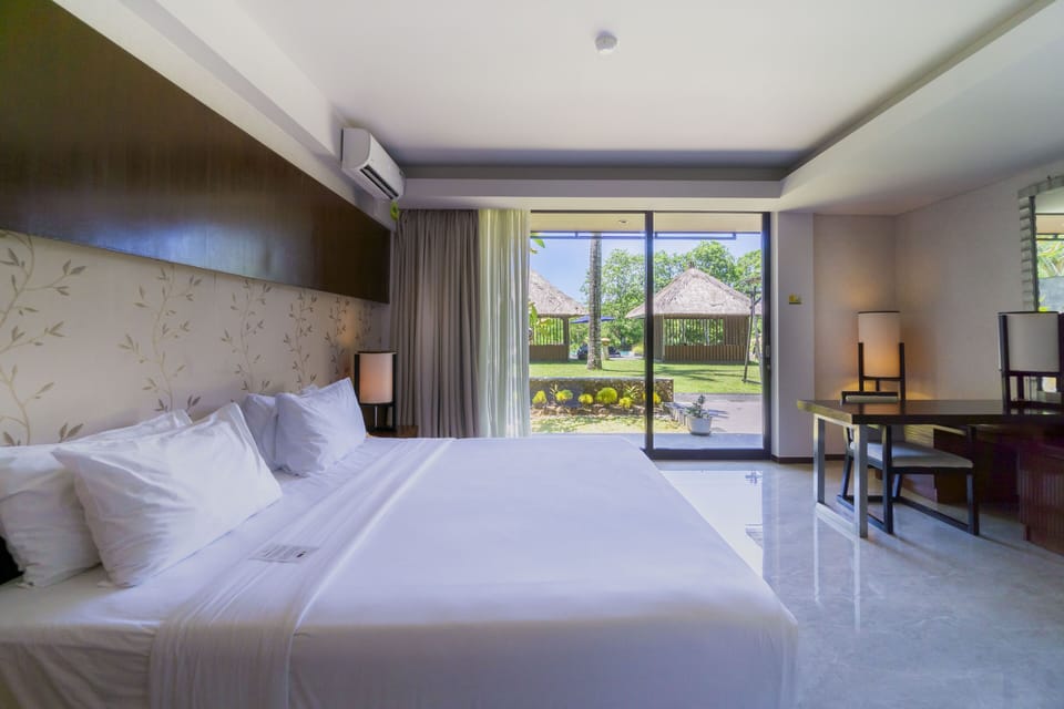 Two Bedroom Suite Pool Access | In-room safe, desk, blackout drapes, iron/ironing board