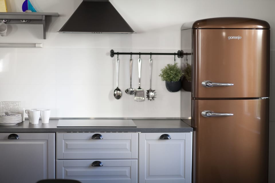 Villa | Private kitchen | Full-size fridge, microwave, espresso maker, coffee/tea maker