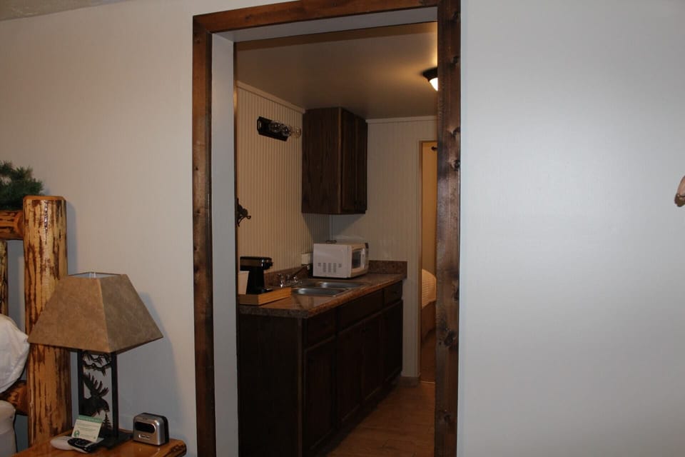 Deluxe Room, 2 Queen Beds | Private kitchen | Mini-fridge, microwave