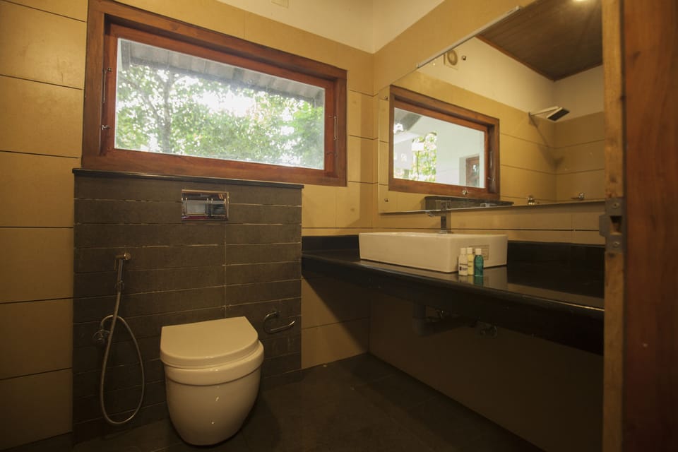 Standard Room, 1 Queen Bed, Accessible, Valley View | Bathroom | Shower, rainfall showerhead, designer toiletries, hair dryer