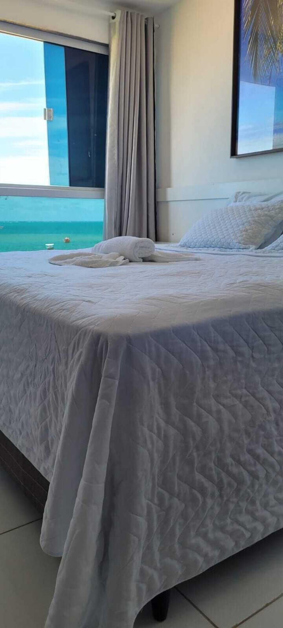 Basic Double Room, Non Smoking, Sea View | WiFi (free), bed sheets