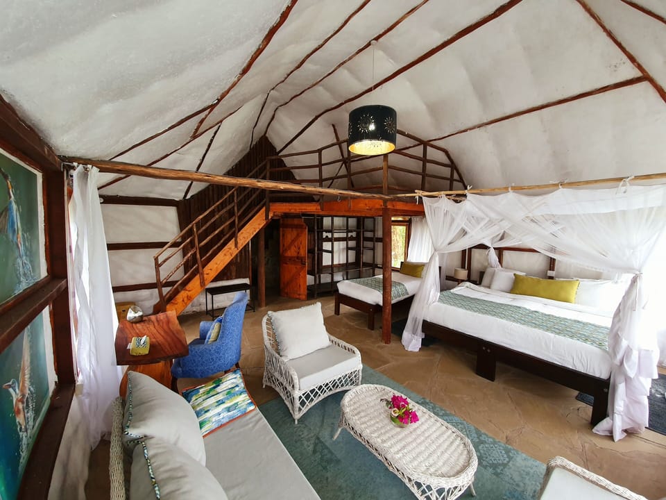 1 bedroom, memory foam beds, individually decorated