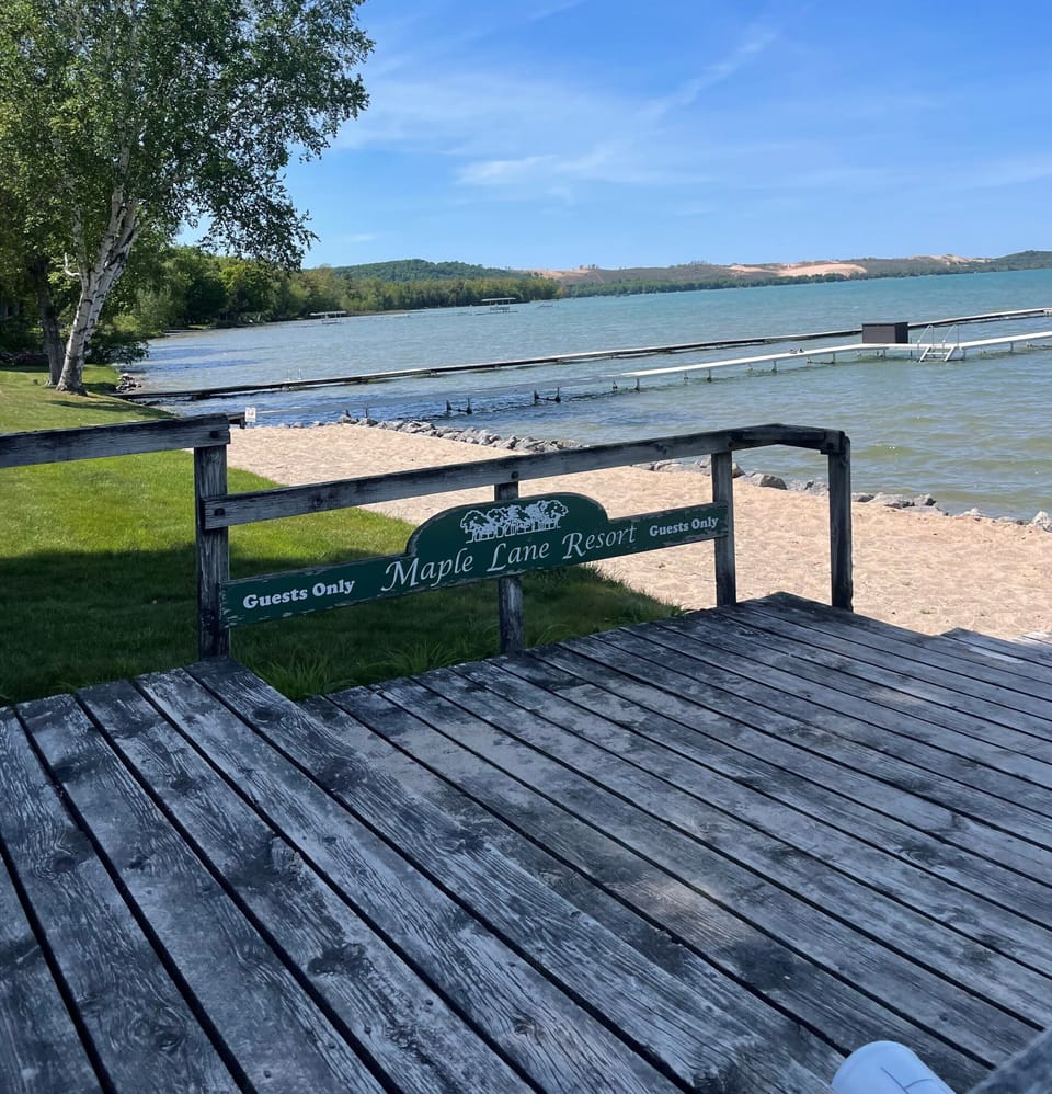 Private beach nearby, kayaking