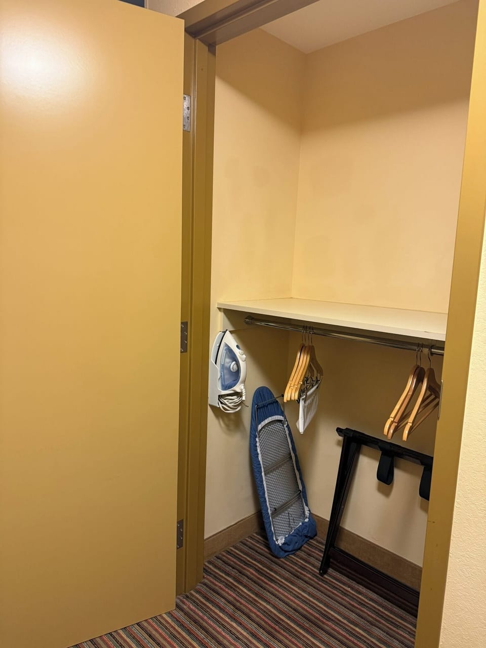 In-room safe, desk, iron/ironing board, free cribs/infant beds