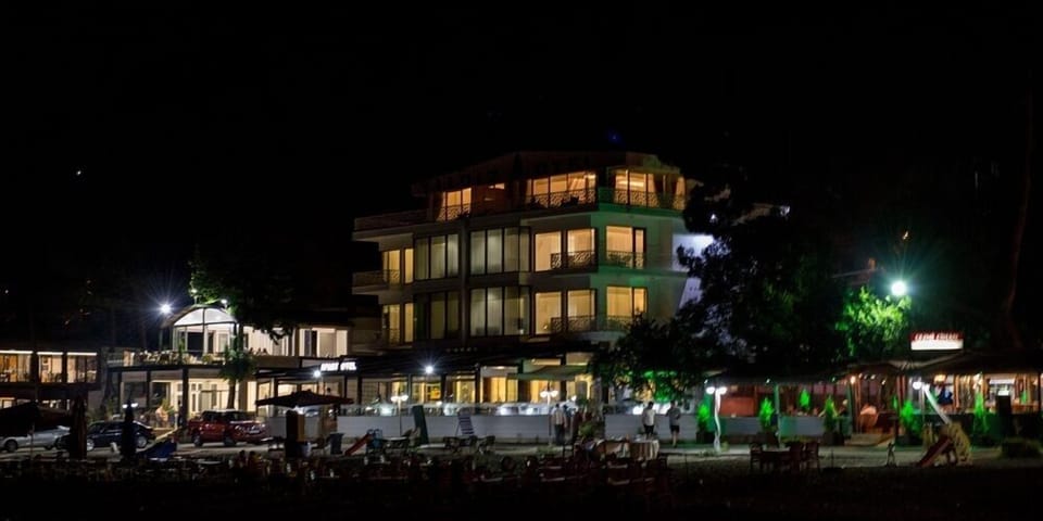 Front of property - evening/night