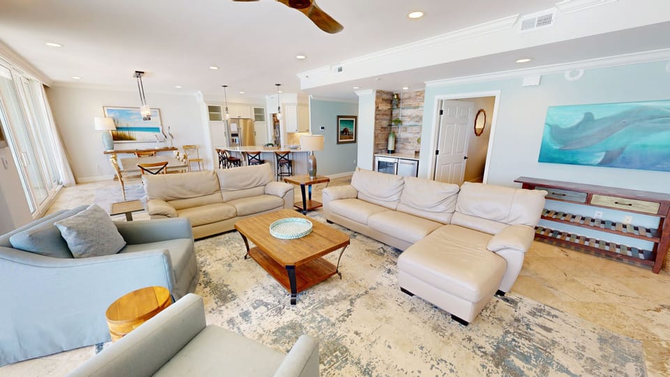 Condo, 3 Bedrooms | Living area | TV