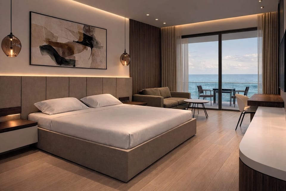 Superior Room, Balcony, Sea View | Premium bedding, individually decorated, individually furnished, desk