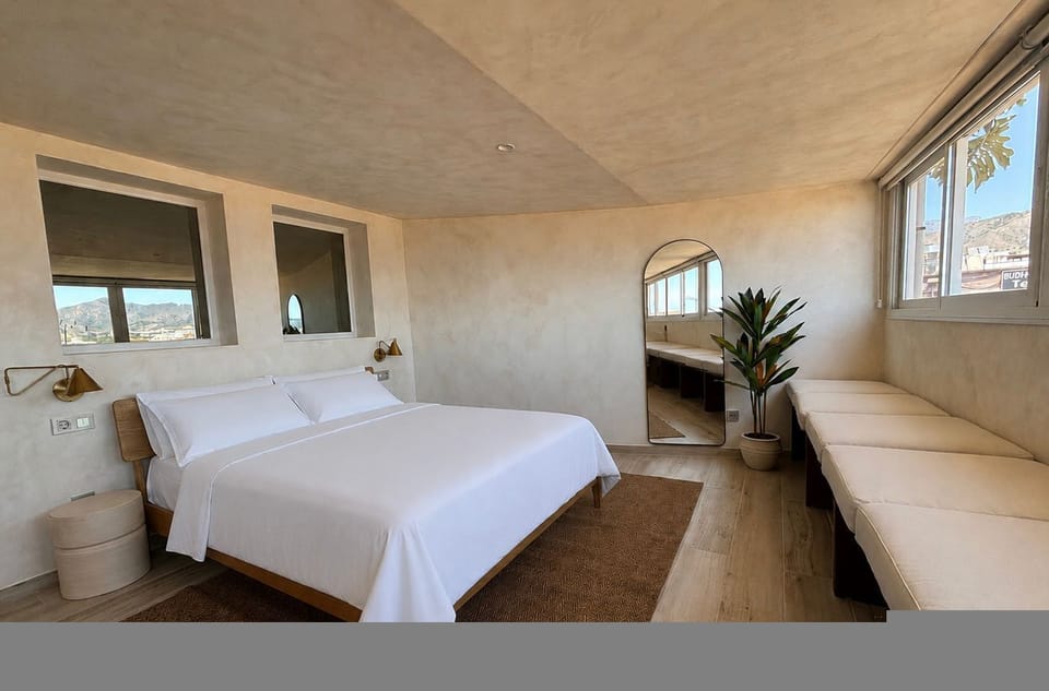 Deluxe Double Room, Sea View | Blackout drapes, iron/ironing board (on request), WiFi (free)
