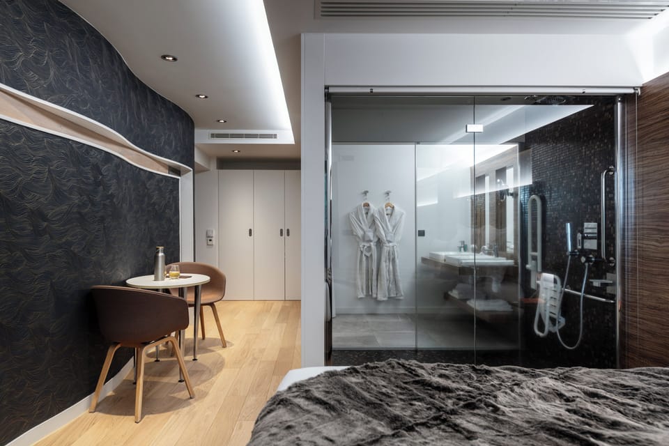 Superior Room, Mobility Accessible, Terrace (Courtine) | Premium bedding, minibar, in-room safe, desk