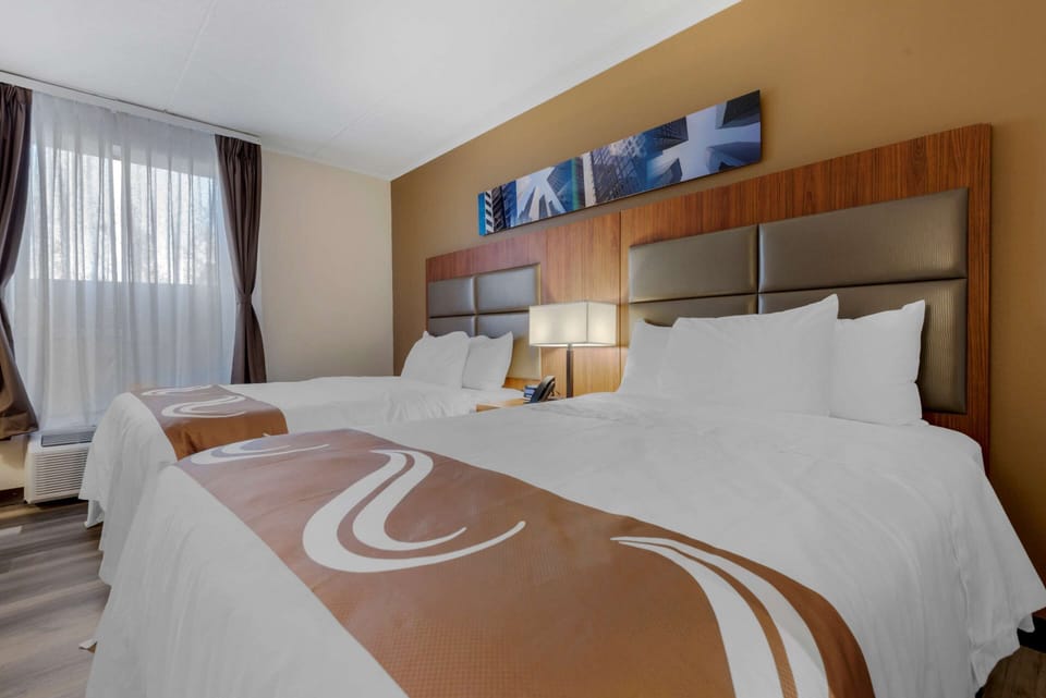 Standard Room, 2 Double Beds, Non Smoking | Individually decorated, individually furnished, desk, blackout drapes