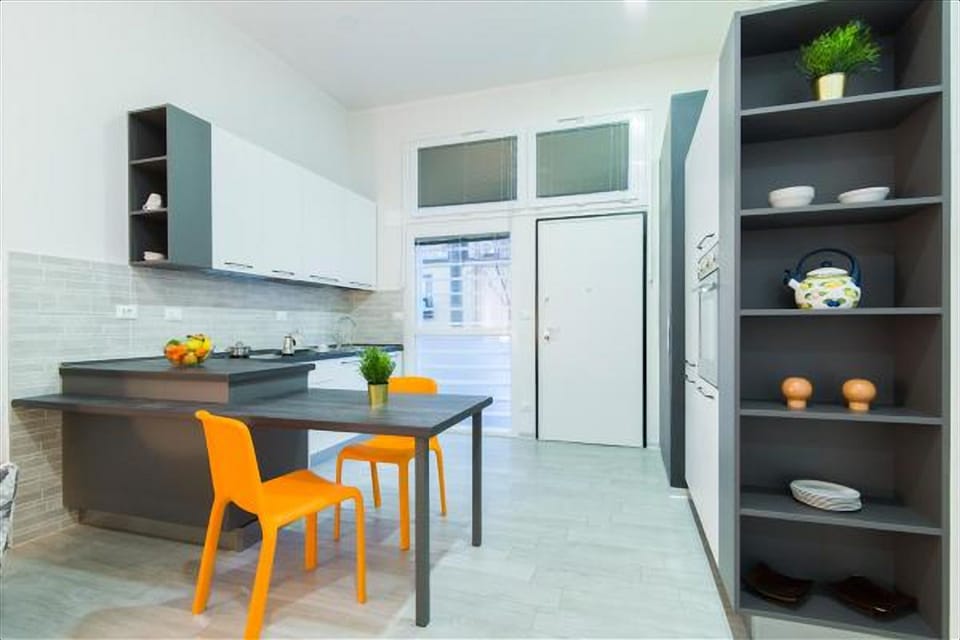 Apartment, 1 Bedroom | Private kitchen | Full-size fridge, oven, stovetop, electric kettle
