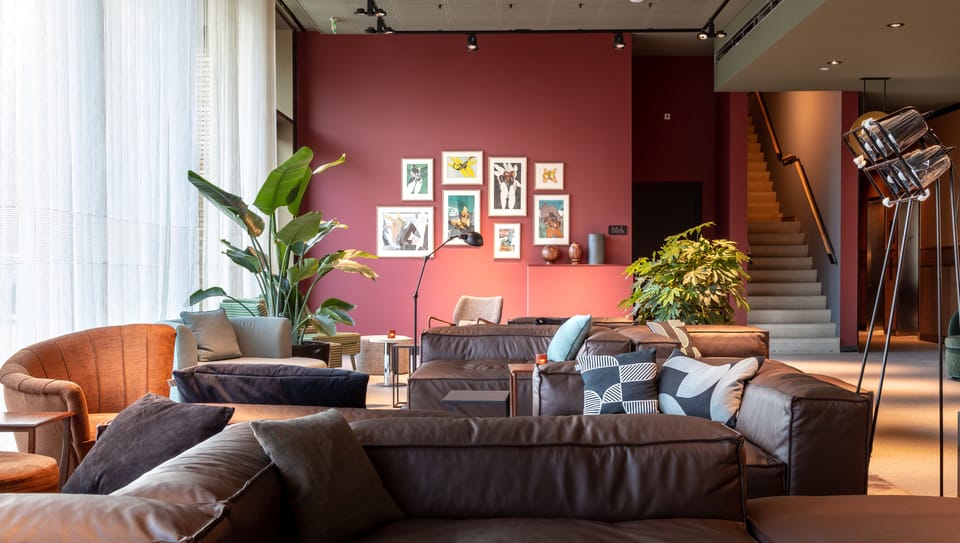 Lobby sitting area