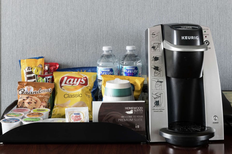Hypo-allergenic bedding, pillowtop beds, laptop workspace
