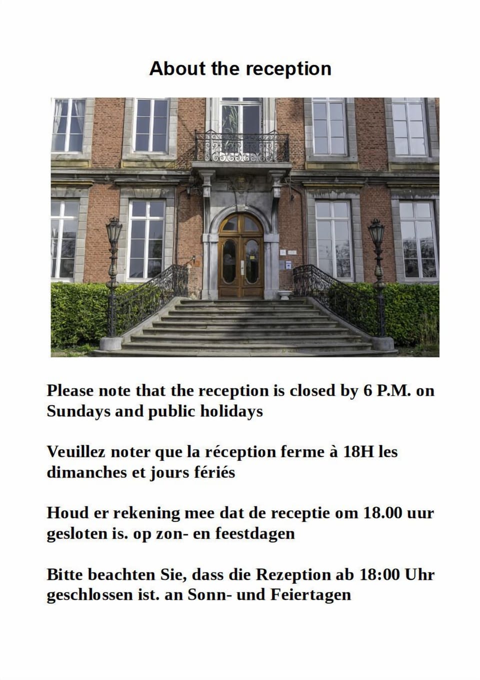 Reception
