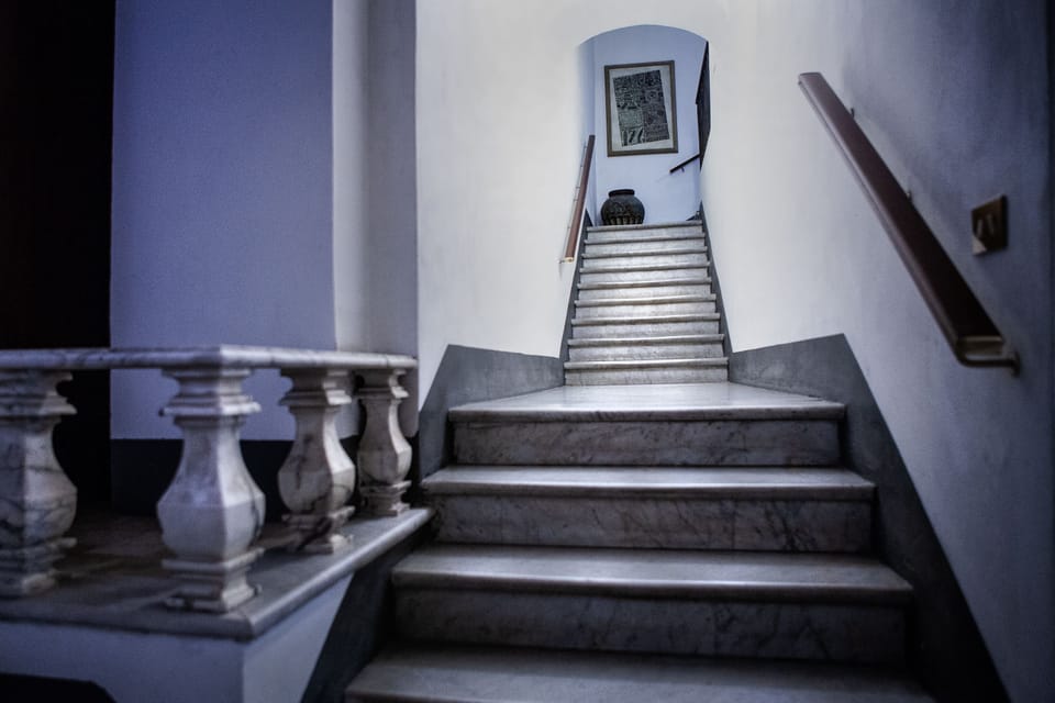 Interior entrance