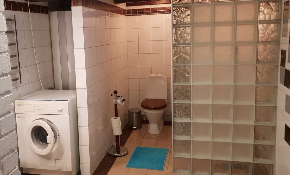 Hair dryer, towels