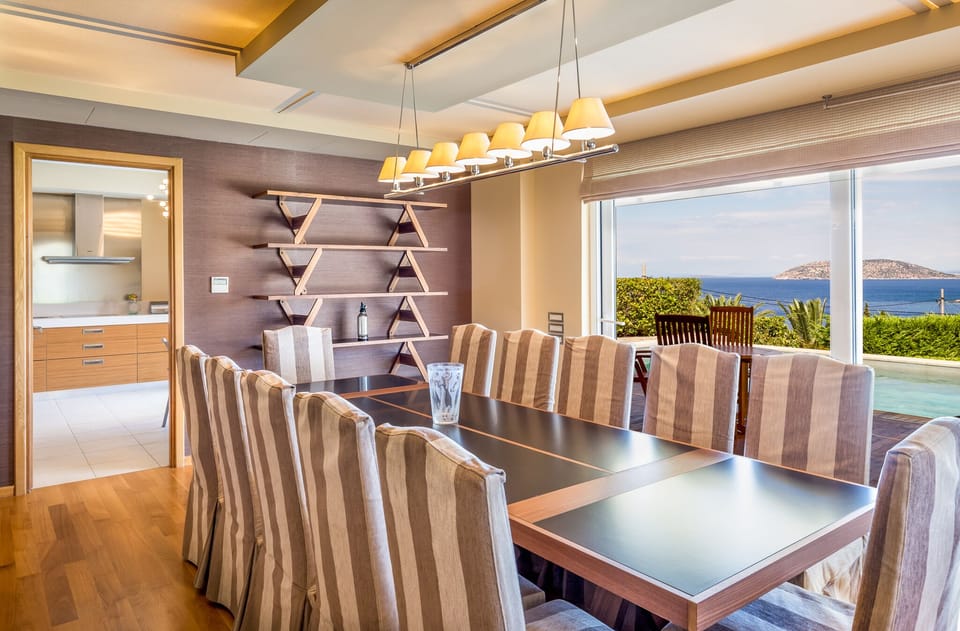 Luxury Villa, 5 Bedrooms, Private Pool, Sea View | In-room dining