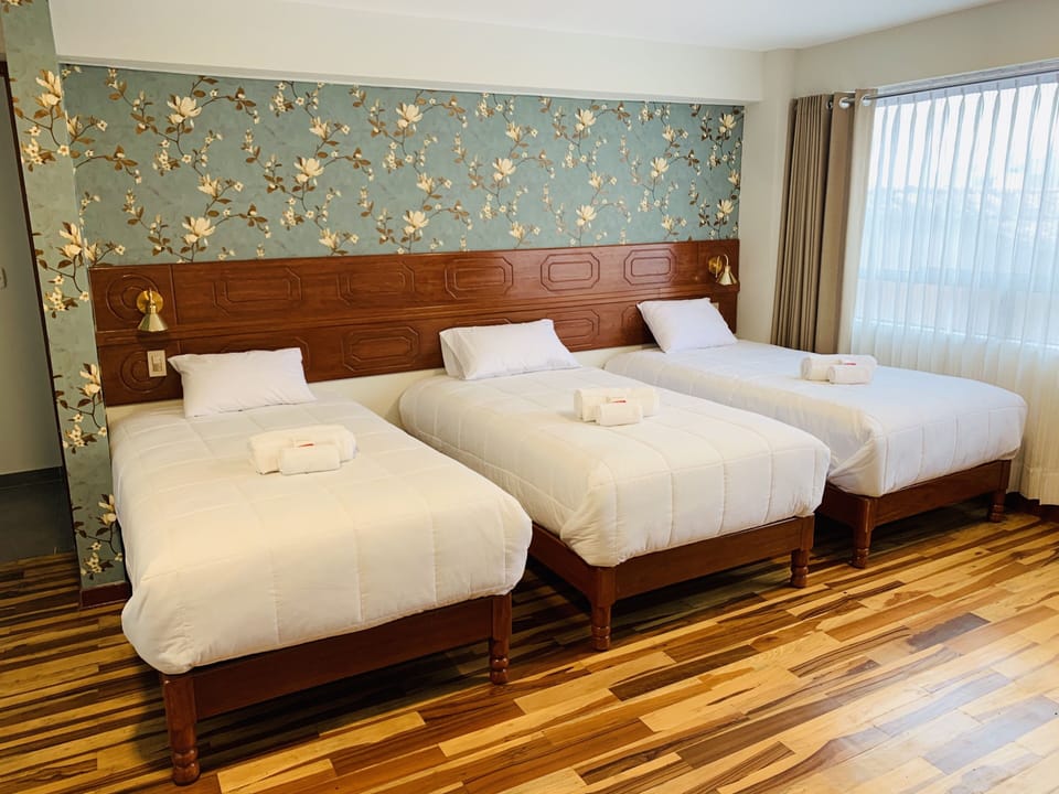 Superior Room, 3 Twin Beds, Non Smoking, Garden View | Hypo-allergenic bedding, down comforters, desk, laptop workspace