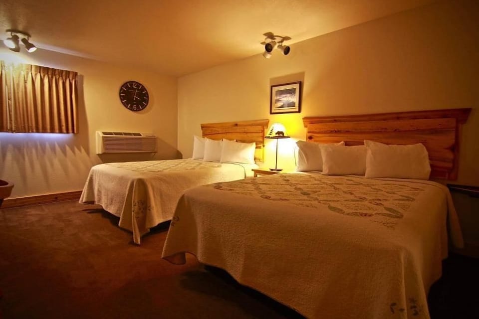 Standard Room, 2 Queen Beds, Non Smoking | Blackout drapes, free WiFi, bed sheets