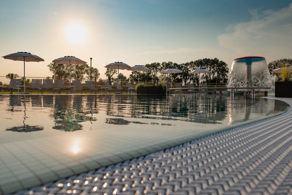 Rooftop pool