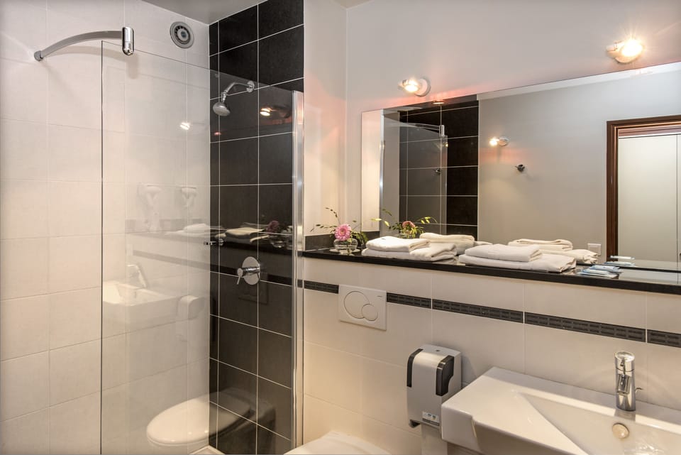 Single Room | Bathroom | Free toiletries, hair dryer, towels
