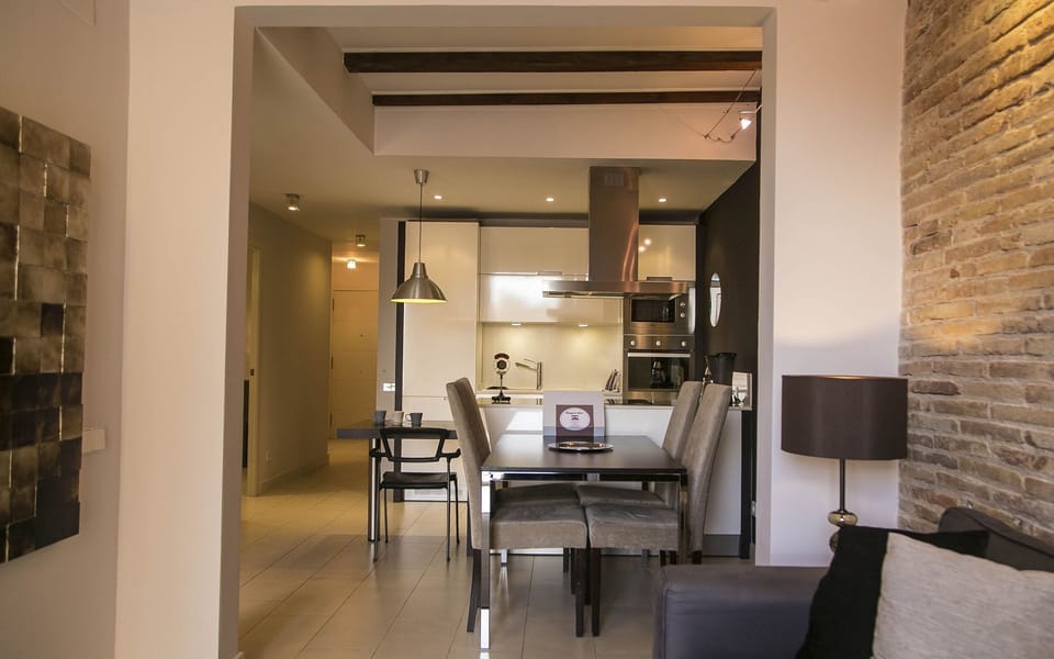 City Apartment, 2 Bedrooms, Balcony | Living area | Flat-screen TV