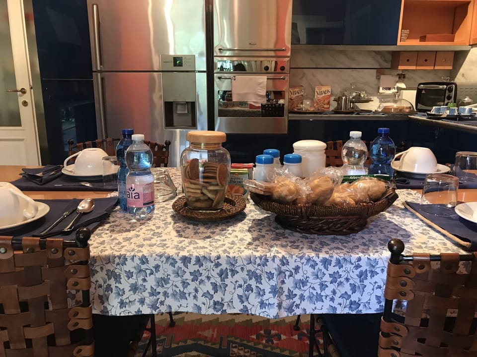 Shared fridge, microwave, stovetop